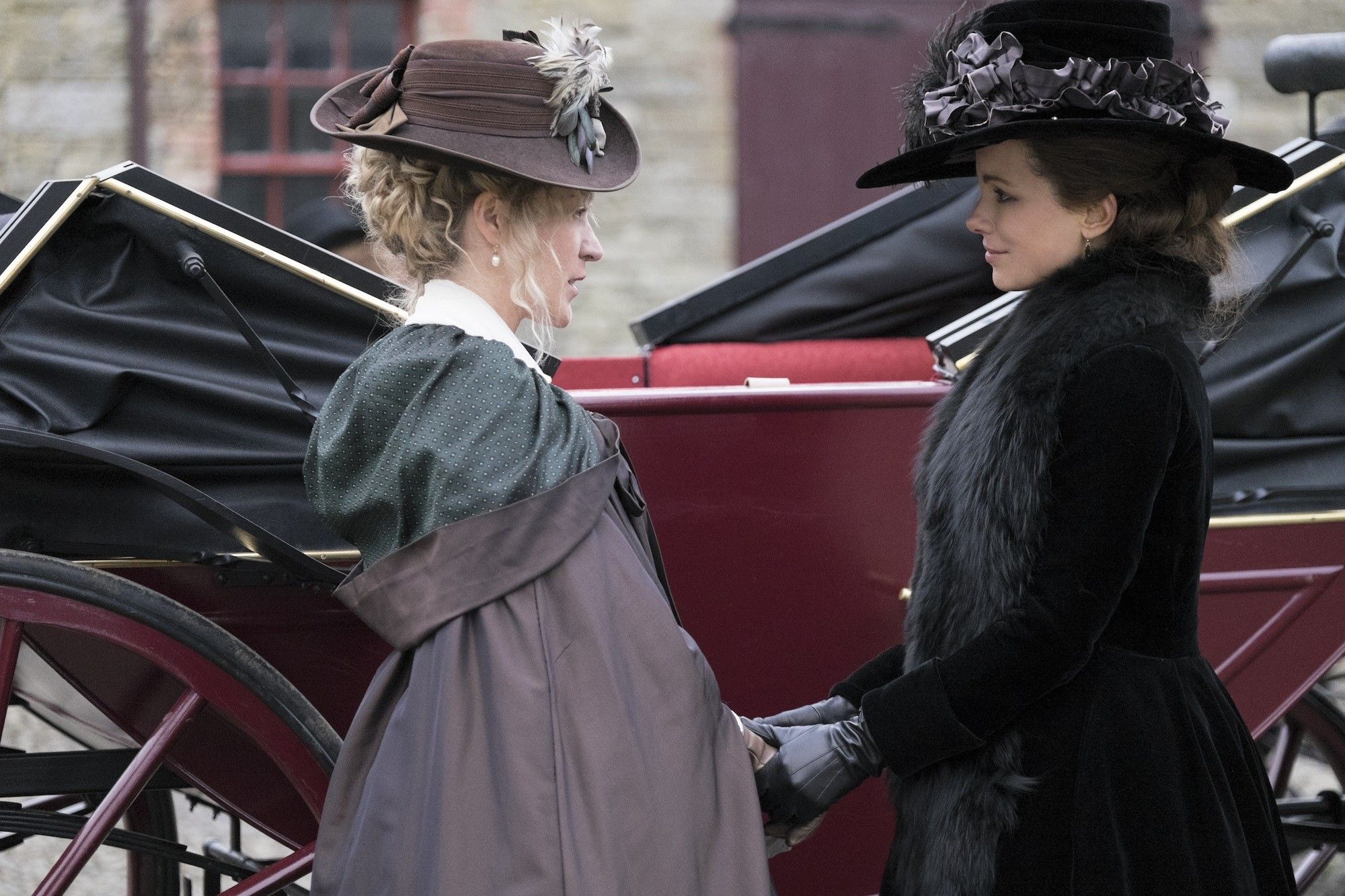 Chloe Sevigny stars as Alicia and Kate Beckinsale stars as Lady Susan Vernon in Roadside Attractions' Love & Friendship (2016)