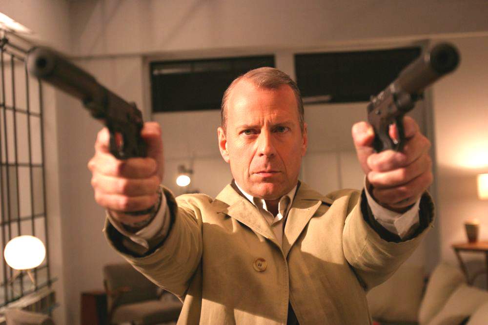 Bruce Wilis as Mr. Goodkat in MGM's Lucky Number Slevin (2006)