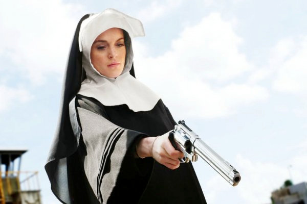 Lindsay Lohan stars as April in 20th Century Fox's Machete (2010)