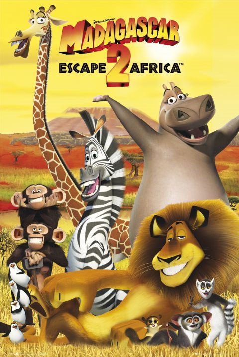 Poster of Madagascar: Escape 2 Africa