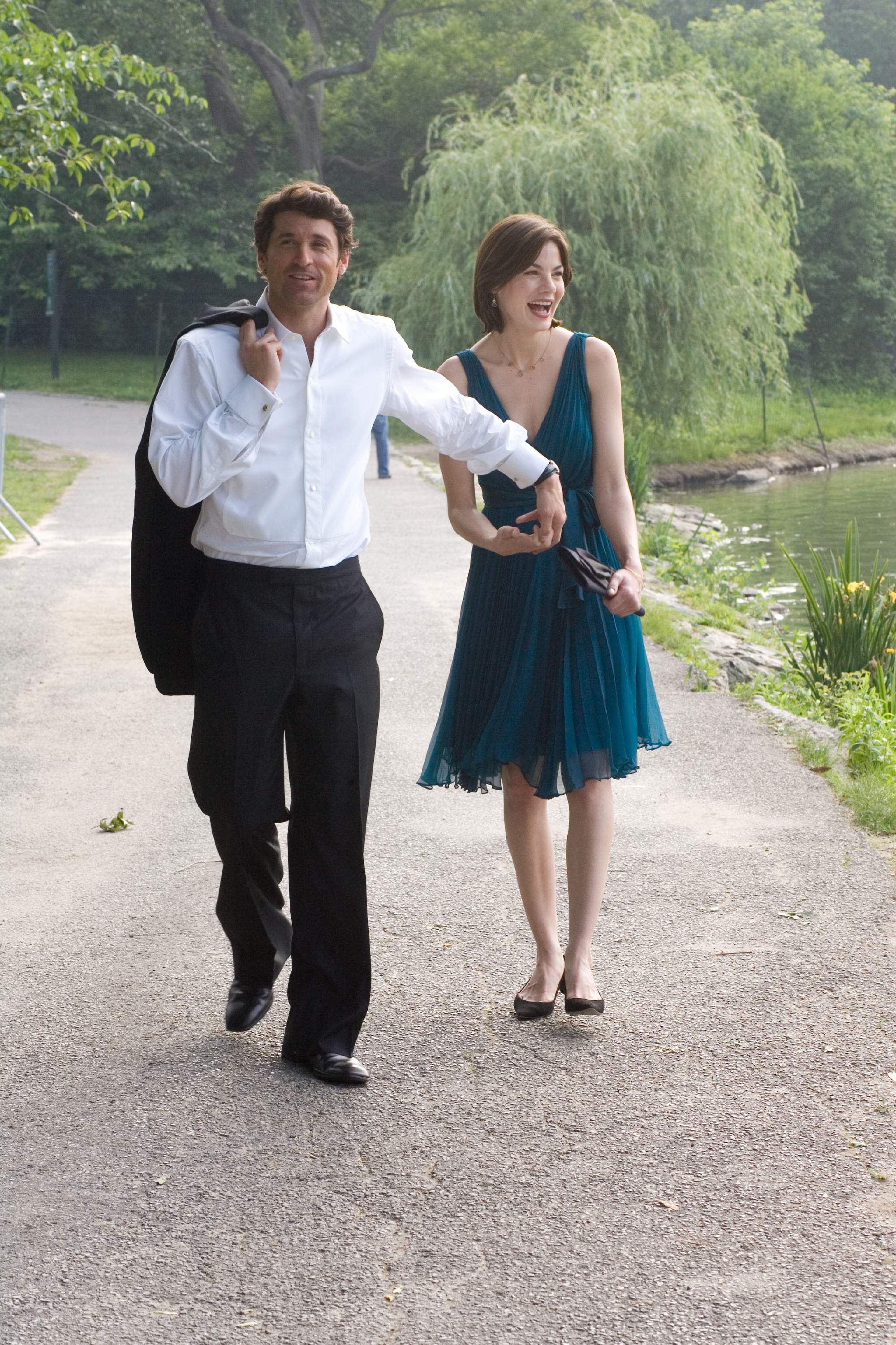 Patrick Dempsey as Tom and Michelle Monaghan as Hannah in Columbia Pictures' Made of Honor (2008). Photo credit: Peter Iovino.
