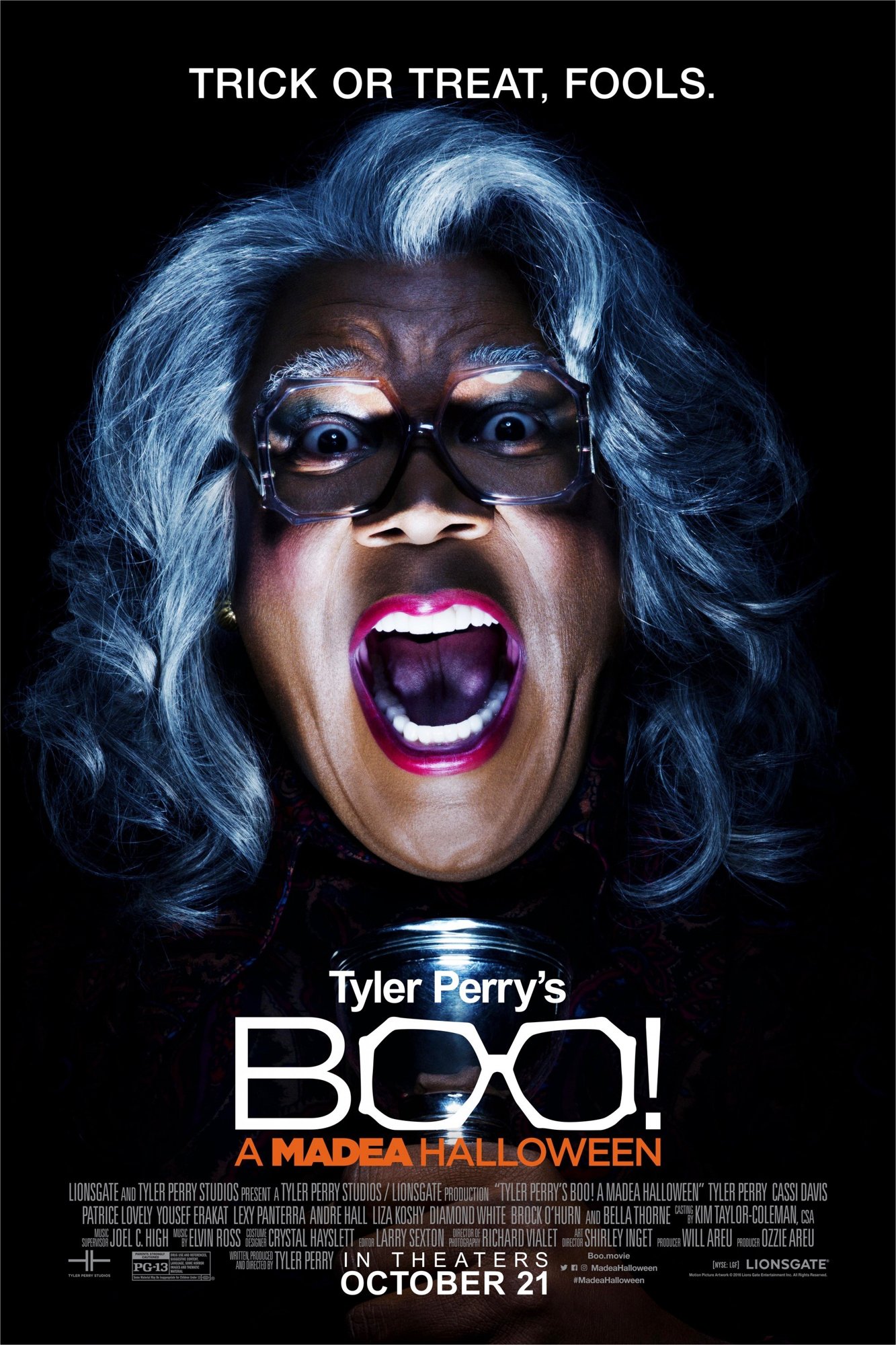 Poster of Lionsgate Films' Boo! A Madea Halloween (2016)