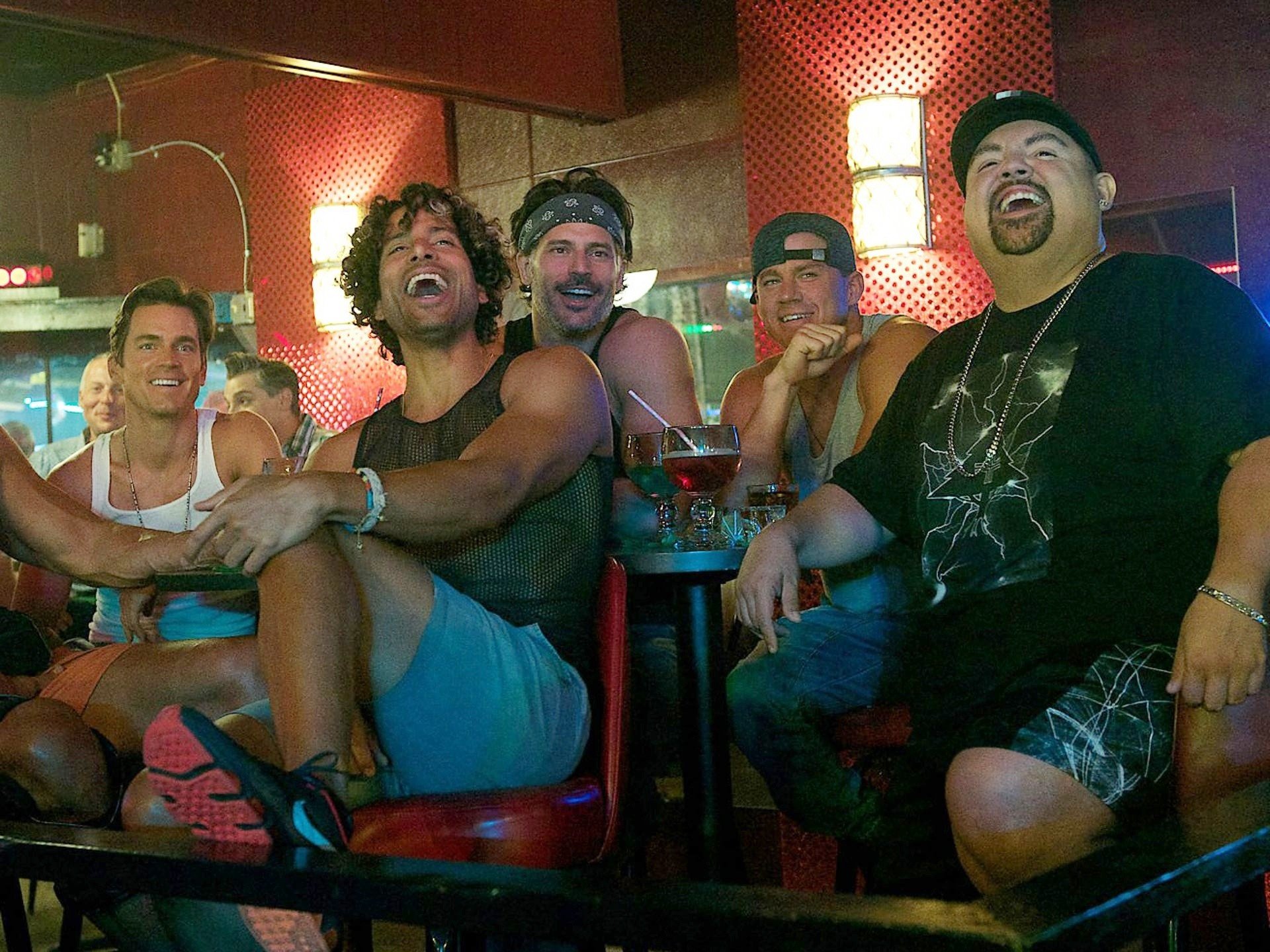 Matthew Bomer, Joe Manganiello and Channing Tatum in Warner Bros. Pictures' Magic Mike XXL (2015)