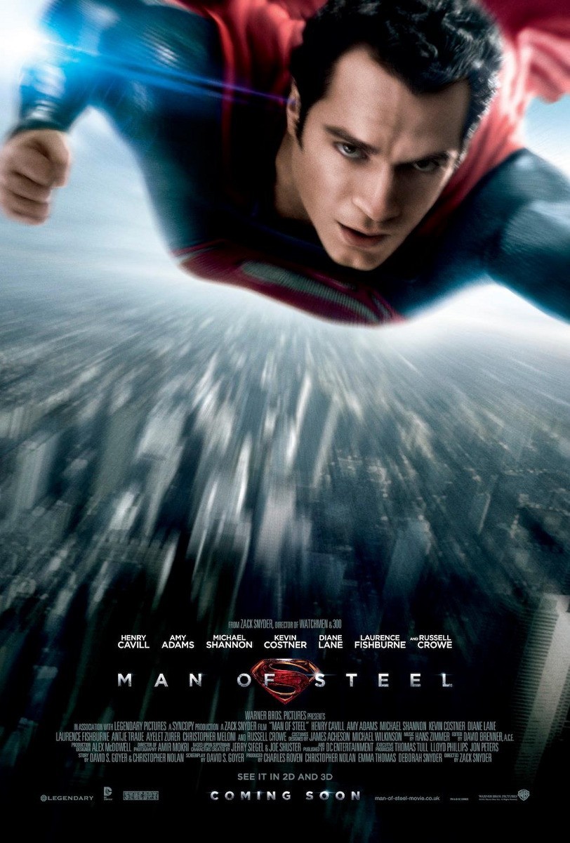 Poster of Warner Bros. Pictures' Man of Steel (2013)