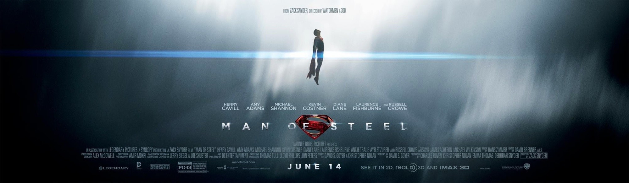 Poster of Warner Bros. Pictures' Man of Steel (2013)