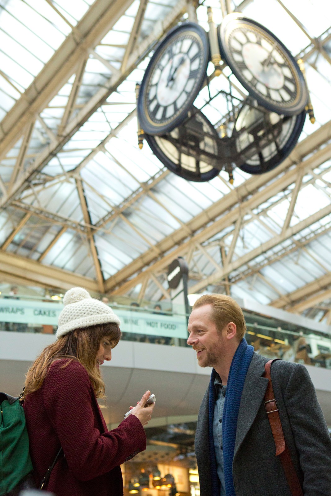 Lake Bell stars as Nancy and Simon Pegg stars as Jack in Saban Films' Man Up (2015)