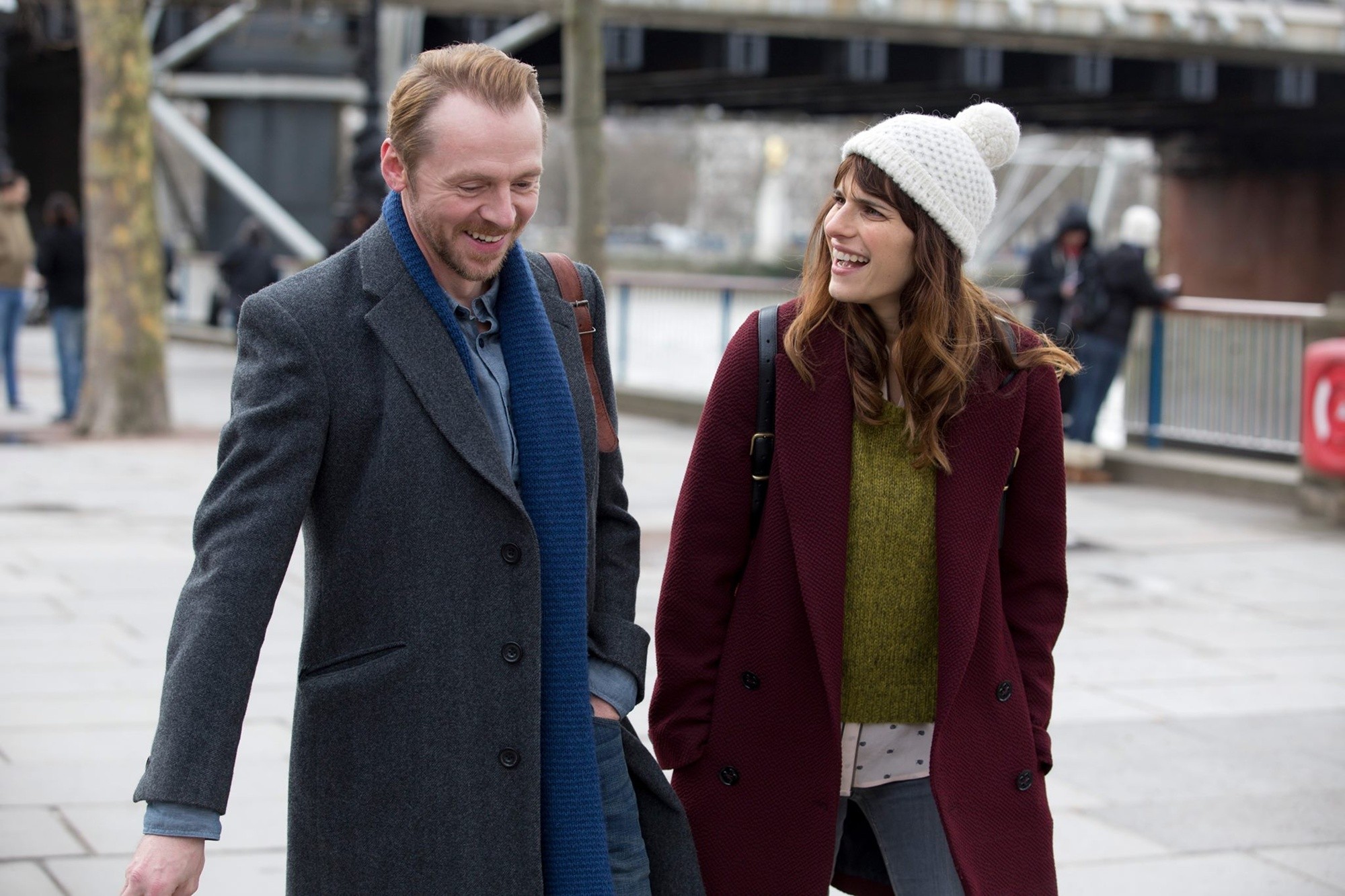 Simon Pegg stars as Jack and Lake Bell stars as Nancy in Saban Films' Man Up (2015)