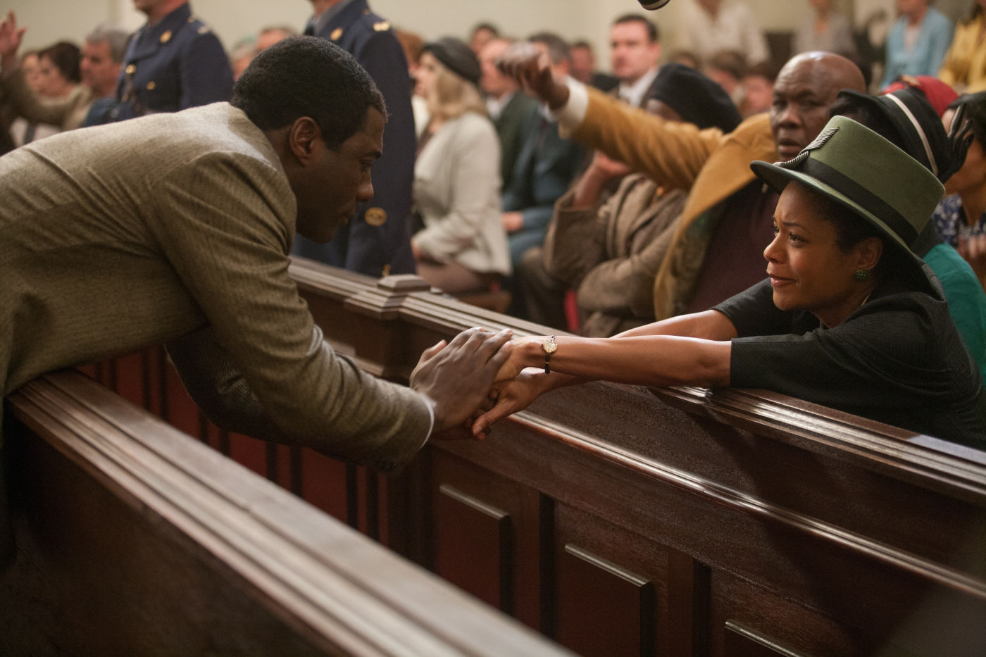 Idris Elba stars as Nelson Mandela and Naomie Harris stars as Winnie Mandela in The Weinstein Company's' Mandela: Long Walk to Freedom (2013)