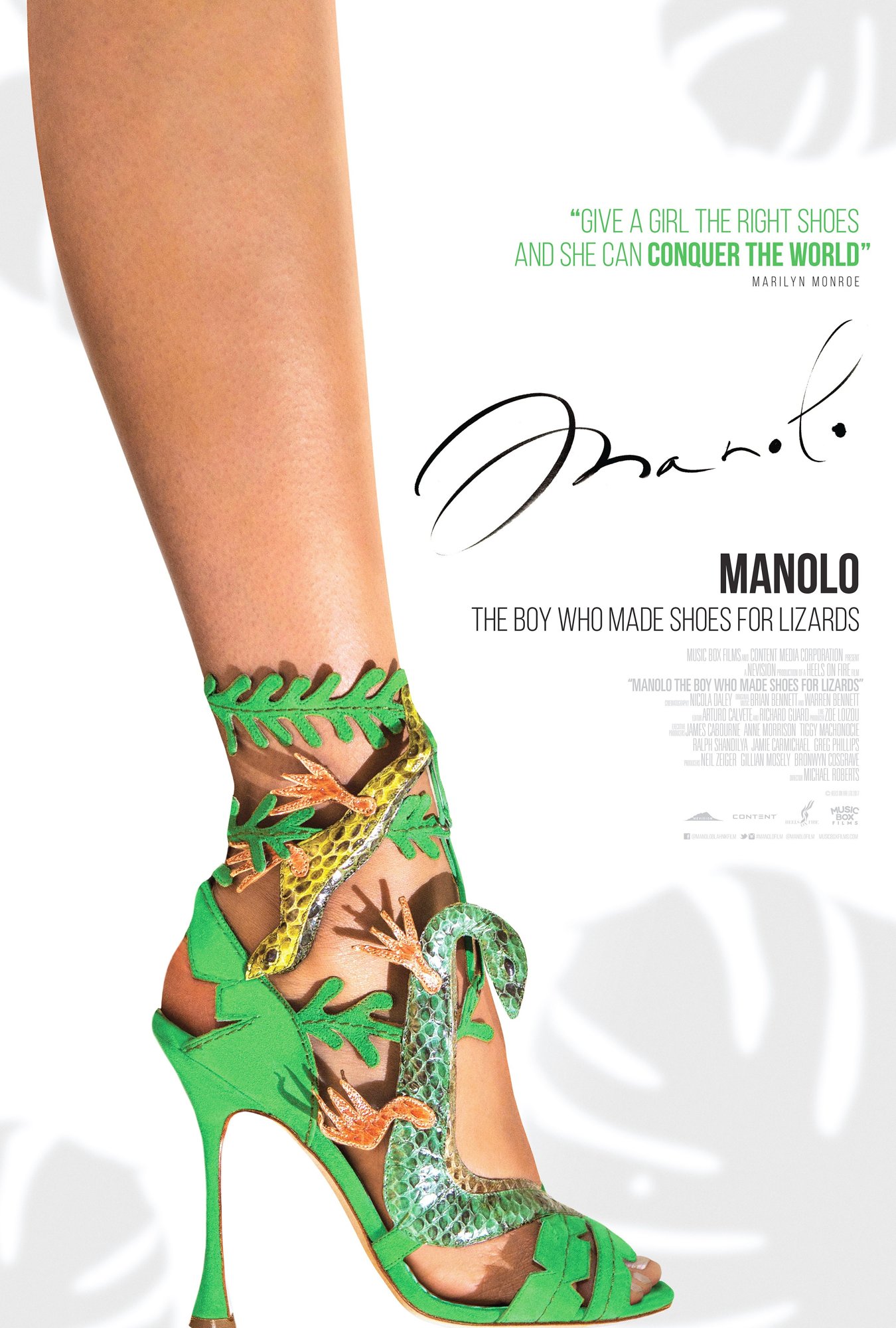 Poster of Music Box Films' Manolo: The Boy Who Made Shoes for Lizards (2017)