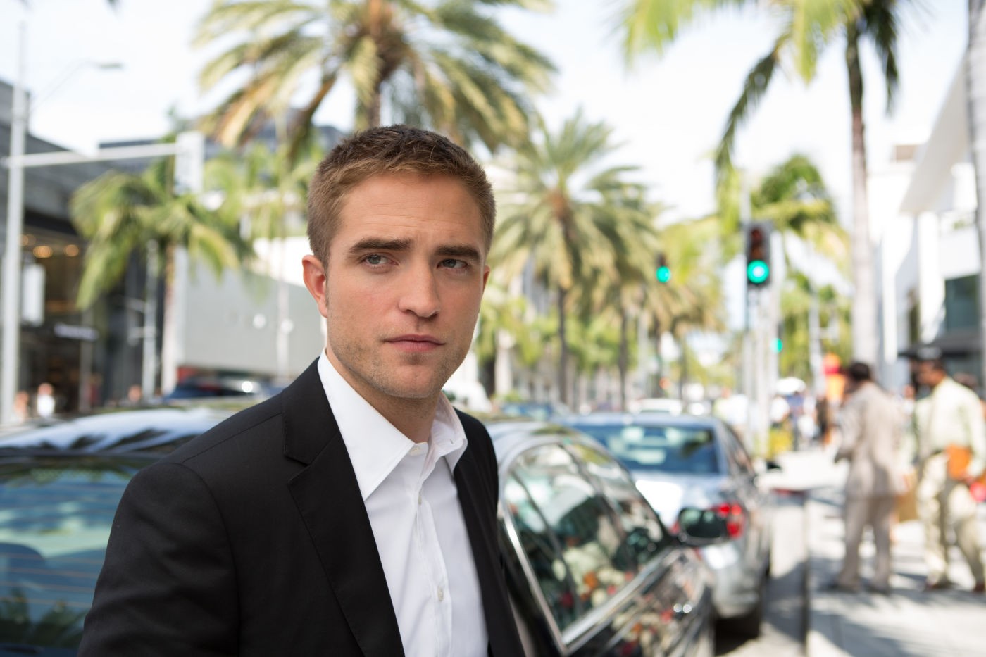 Robert Pattinson stars as Jerome Fontana in Focus World's Maps to the Stars (2015)