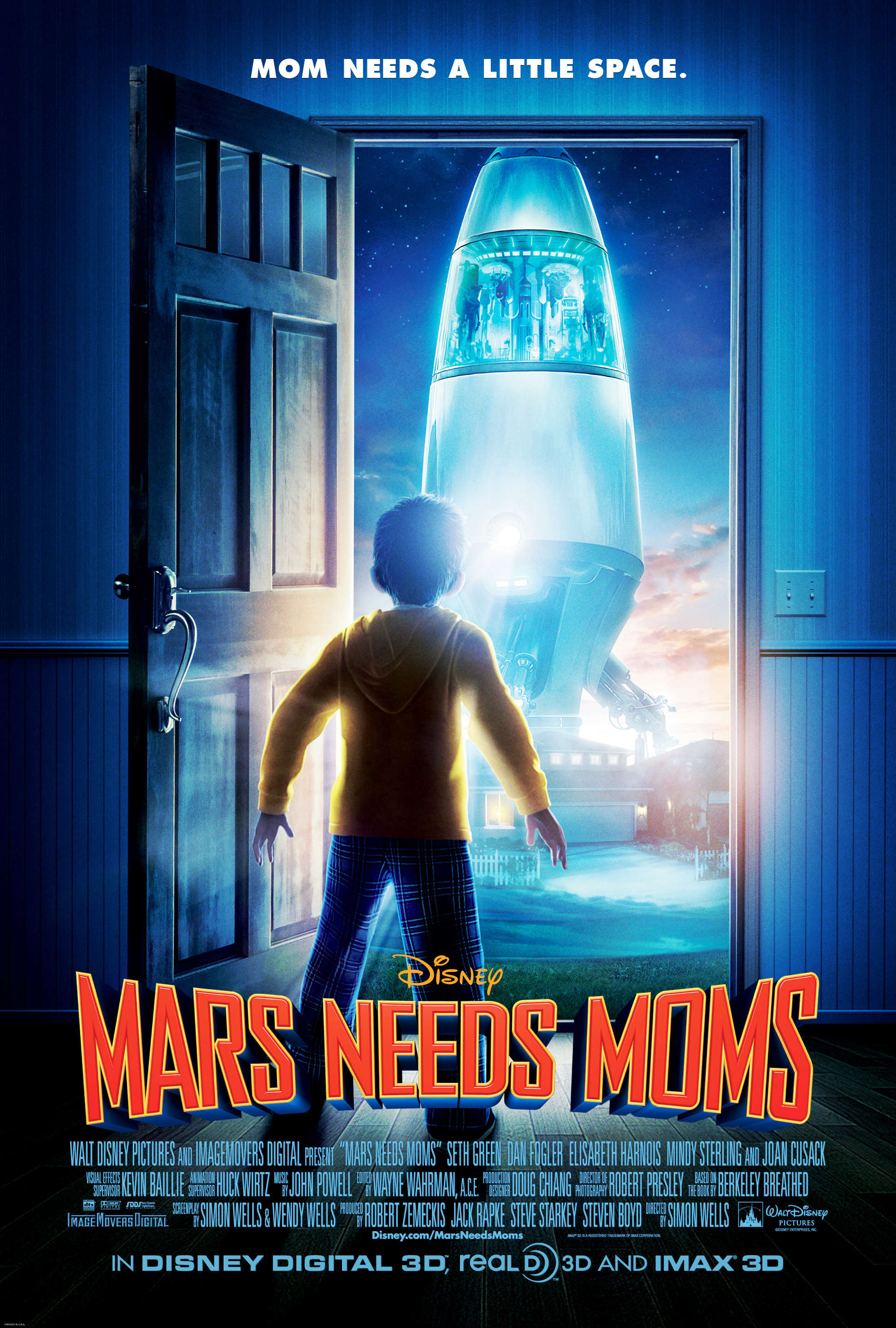 Poster of Walt Disney Pictures' Mars Needs Moms! (2011)