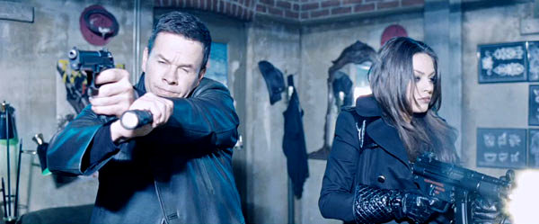 Mark Wahlberg stars as Max Payne and Mila Kunis stars as Mona Sax in The 20th Century Fox's Max Payne (2008)