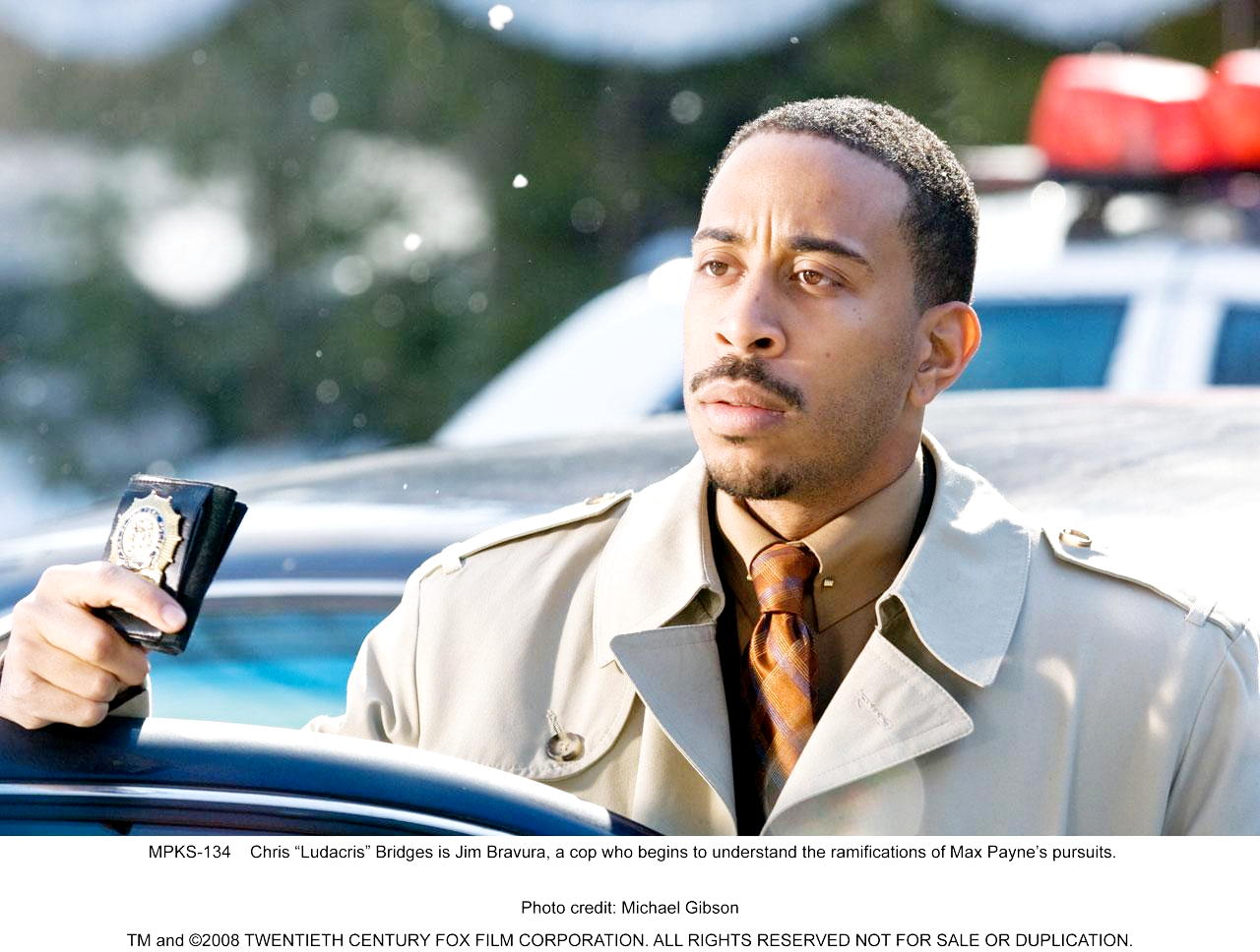 Ludacris stars as Jim Bravura in The 20th Century Fox's Max Payne (2008). Photo credit by Michael Gibson.