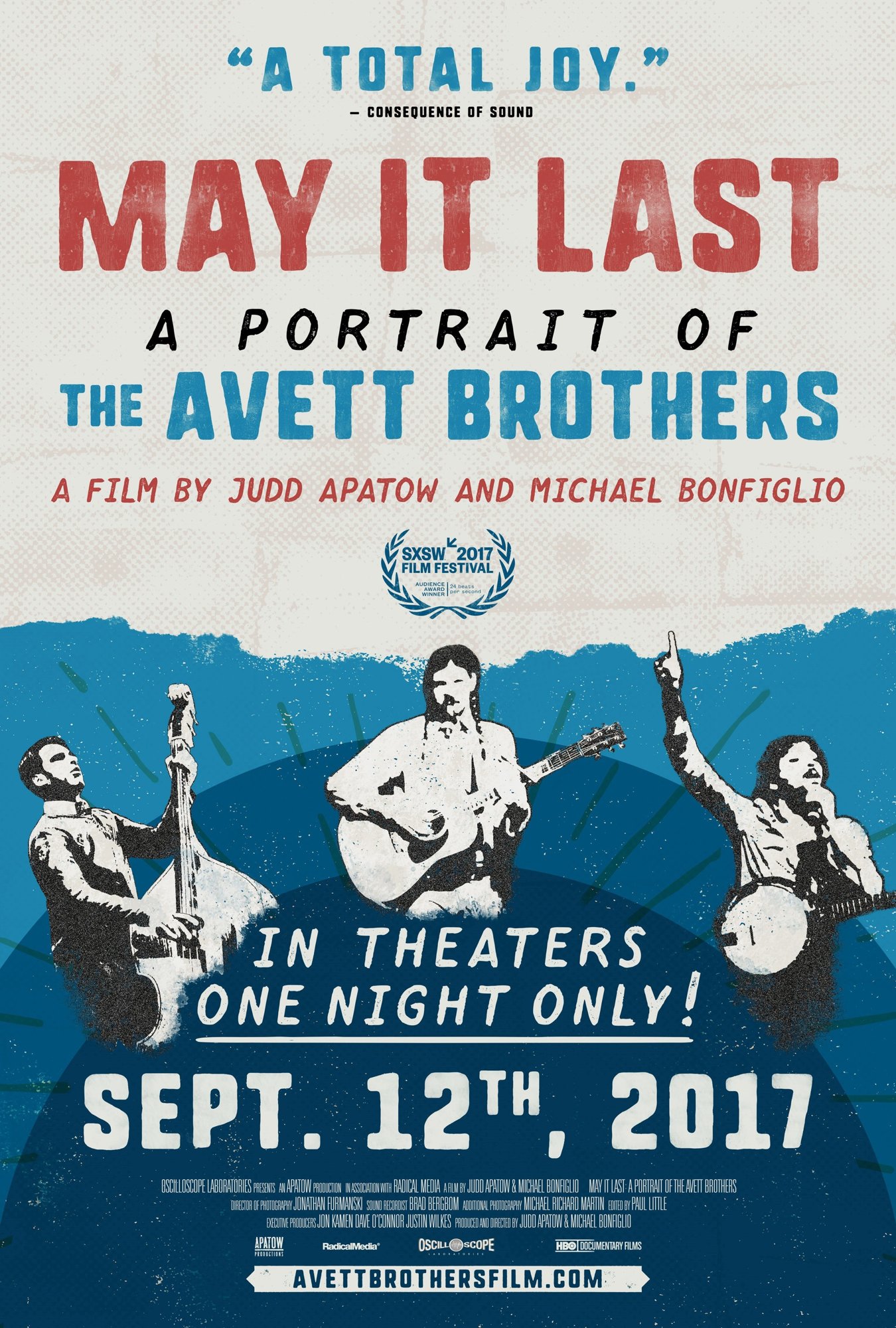 Poster of Oscilloscope Laboratories' May It Last: A Portrait of the Avett Brothers (2017)