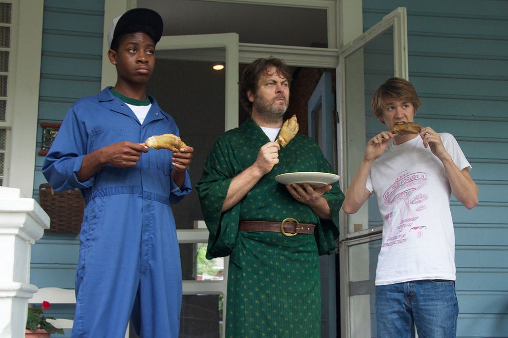 RJ Cyler, Nick Offerman and Thomas Mann in Fox Searchlight Pictures' Me & Earl & the Dying Girl (2015)