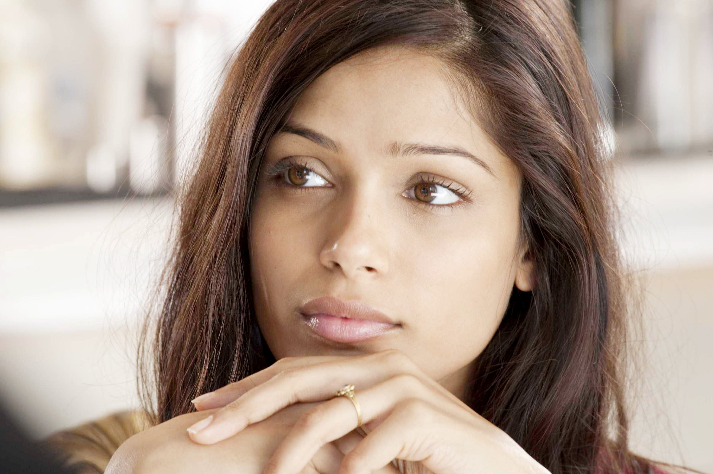 Freida Pinto stars as Dia in Sony Pictures Classics' You Will Meet a Tall Dark Stranger (2010)