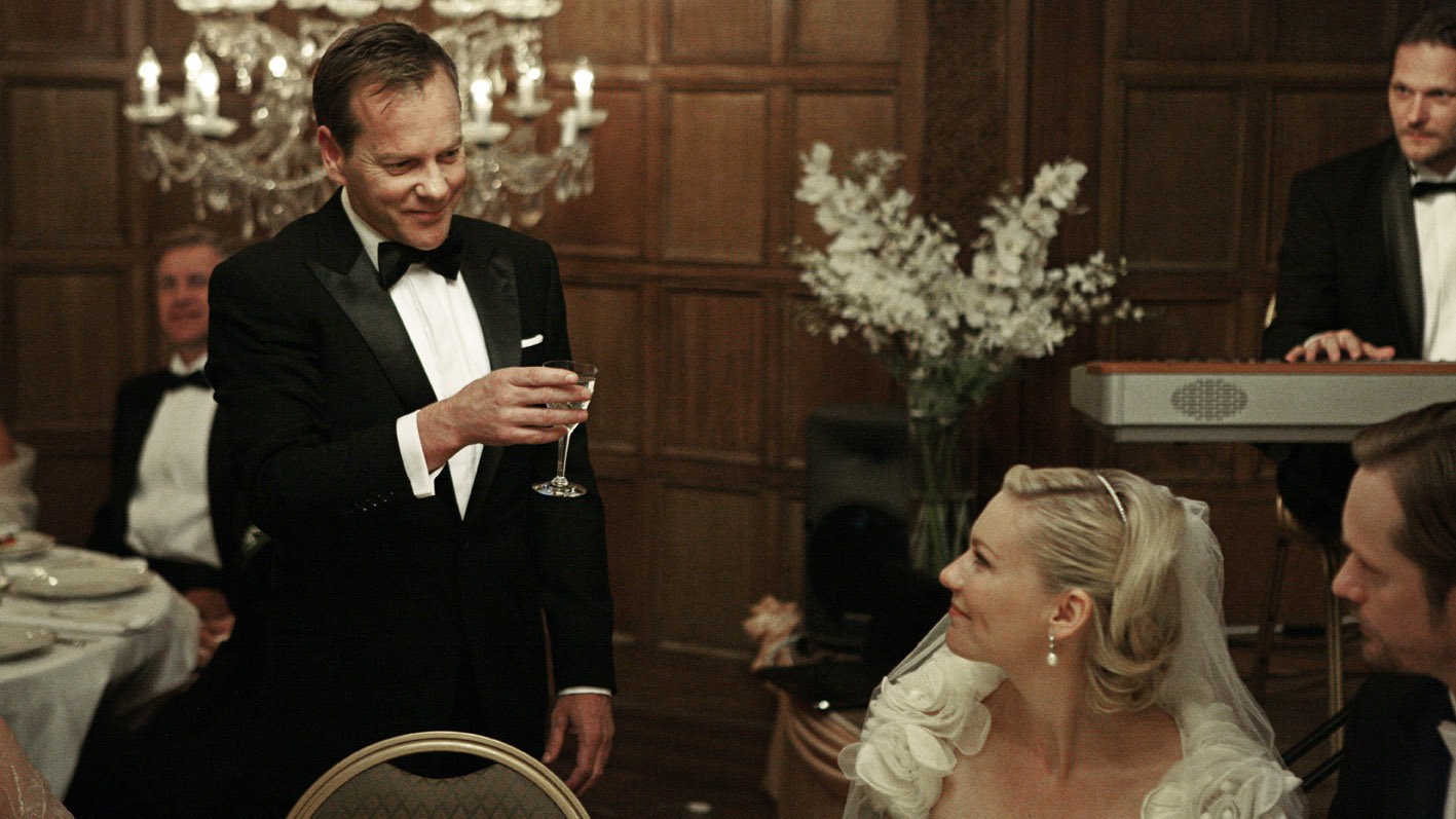 Stellan Skarsgard stars as Jack and Kirsten Dunst stars as Justine in Magnolia Pictures' Melancholia (2011)