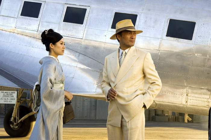 Zhang Ziyi and Ken Watanabe in Columbia Pictures' Memoirs of a Geisha (2005)