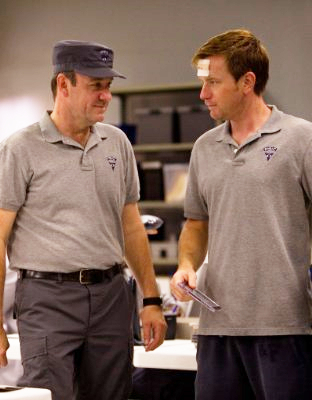 Kevin Spacey stars as Larry Hooper and Ewan McGregor stars as Bob Wilton in Overture Films' The Men Who Stare at Goats (2009)