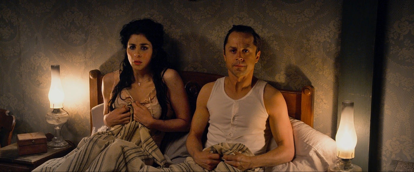 Sarah Silverman stars as Ruth and Giovanni Ribisi stars as Edward in Universal Pictures' A Million Ways to Die in the West (2014)