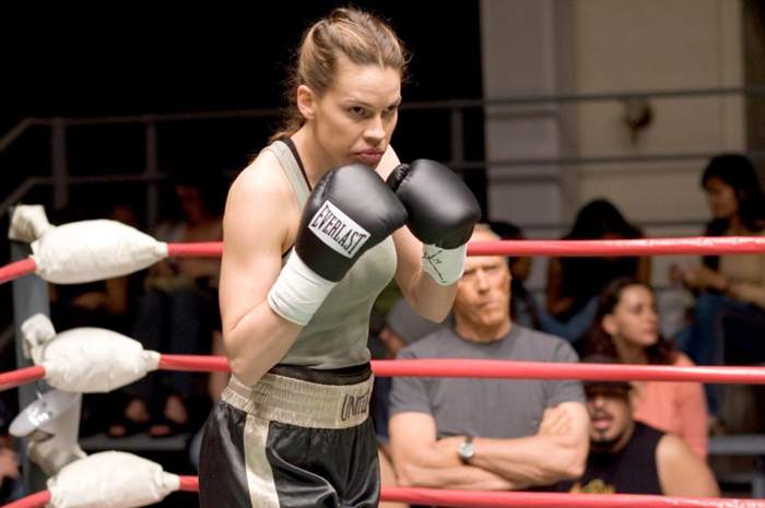 Hilary Swank as Maggie Fitzgerald in Warner Bros.' Million Dollar Baby (2004)