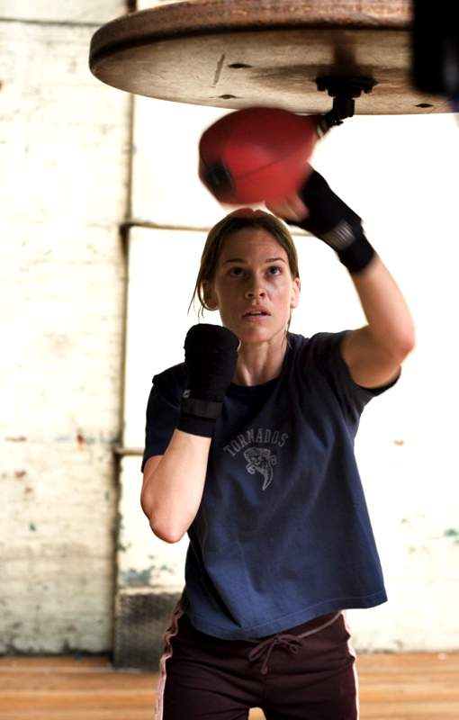 Hilary Swank as Maggie Fitzgerald in Warner Bros.' Million Dollar Baby (2004)