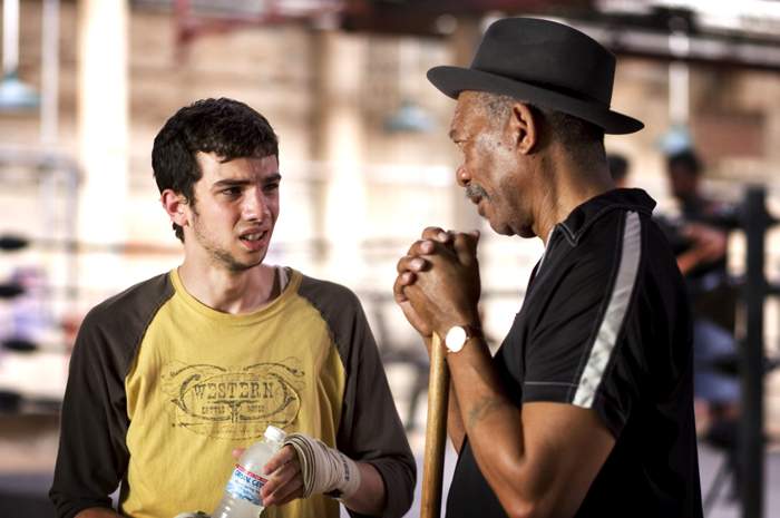 Morgan Freeman as Eddie Scrap-Iron Dupris in Warner Bros.' Million Dollar Baby (2004)