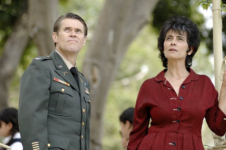 Willem Dafoe stars as Eddie and Hiam Abbass stars as Hind Husseini in The Weinstein Company's Miral (2010)