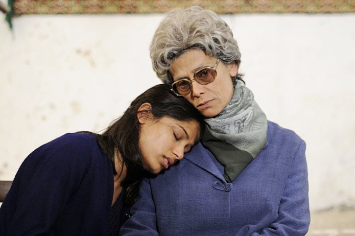 Freida Pinto stars as Miral and Hiam Abbass stars as Hind Husseini in The Weinstein Company's Miral (2010)