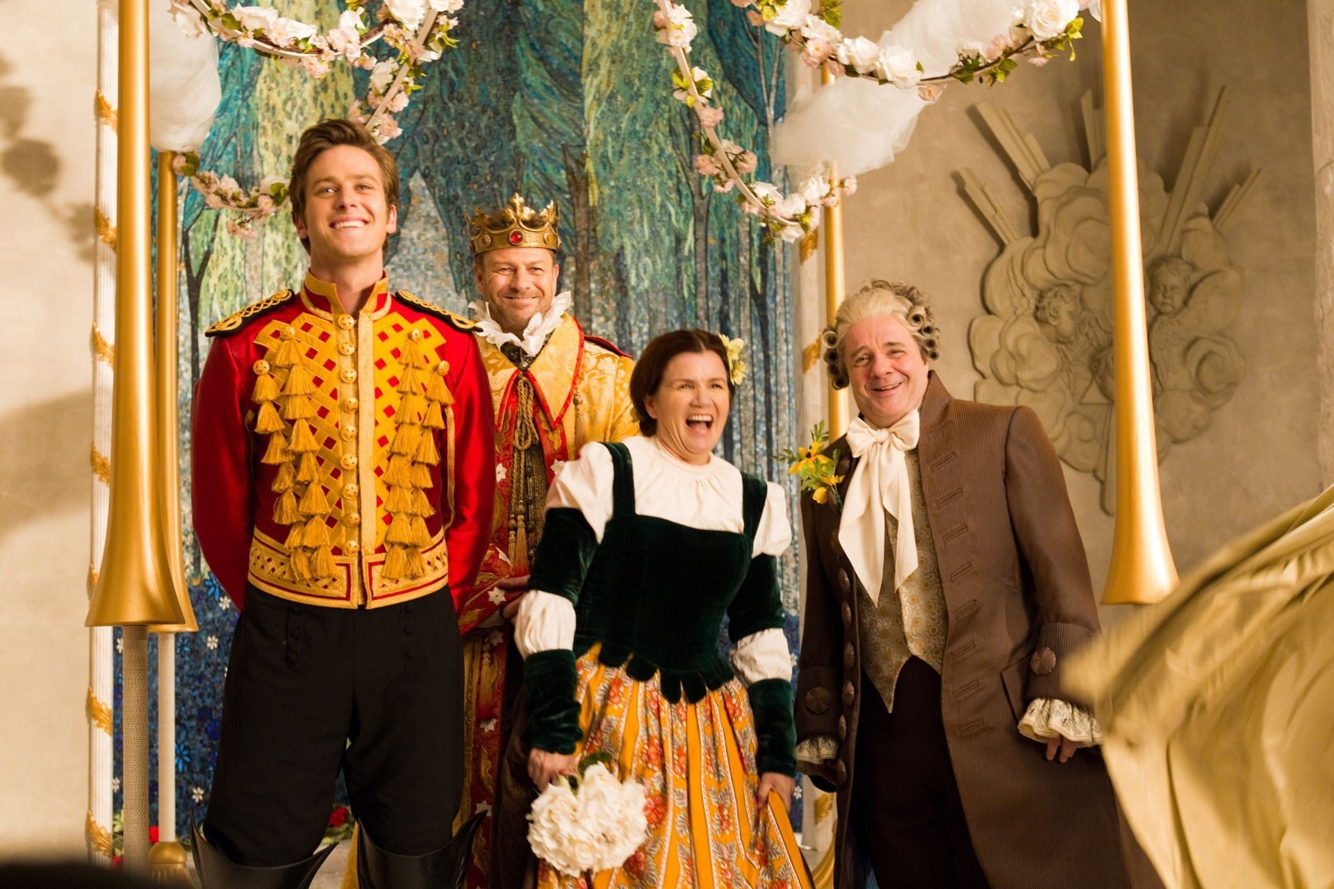 Armie Hammer, Sean Bean, Mare Winningham and Nathan Lane in Relativity Media's Mirror Mirror (2012). Photo credit by Jan Thijs.