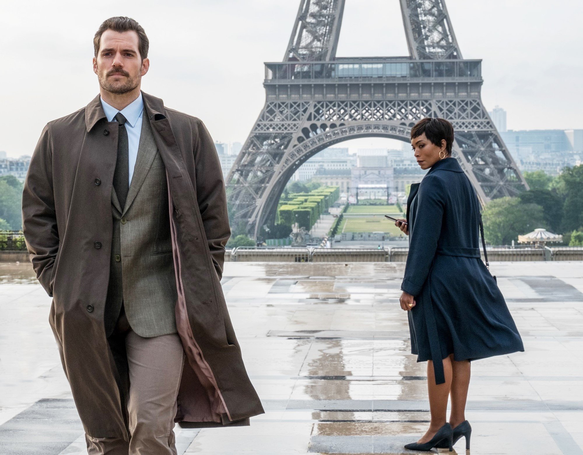 Henry Cavill (August Walker) and Angela Bassett in Paramount Pictures' Mission: Impossible - Fallout (2018)