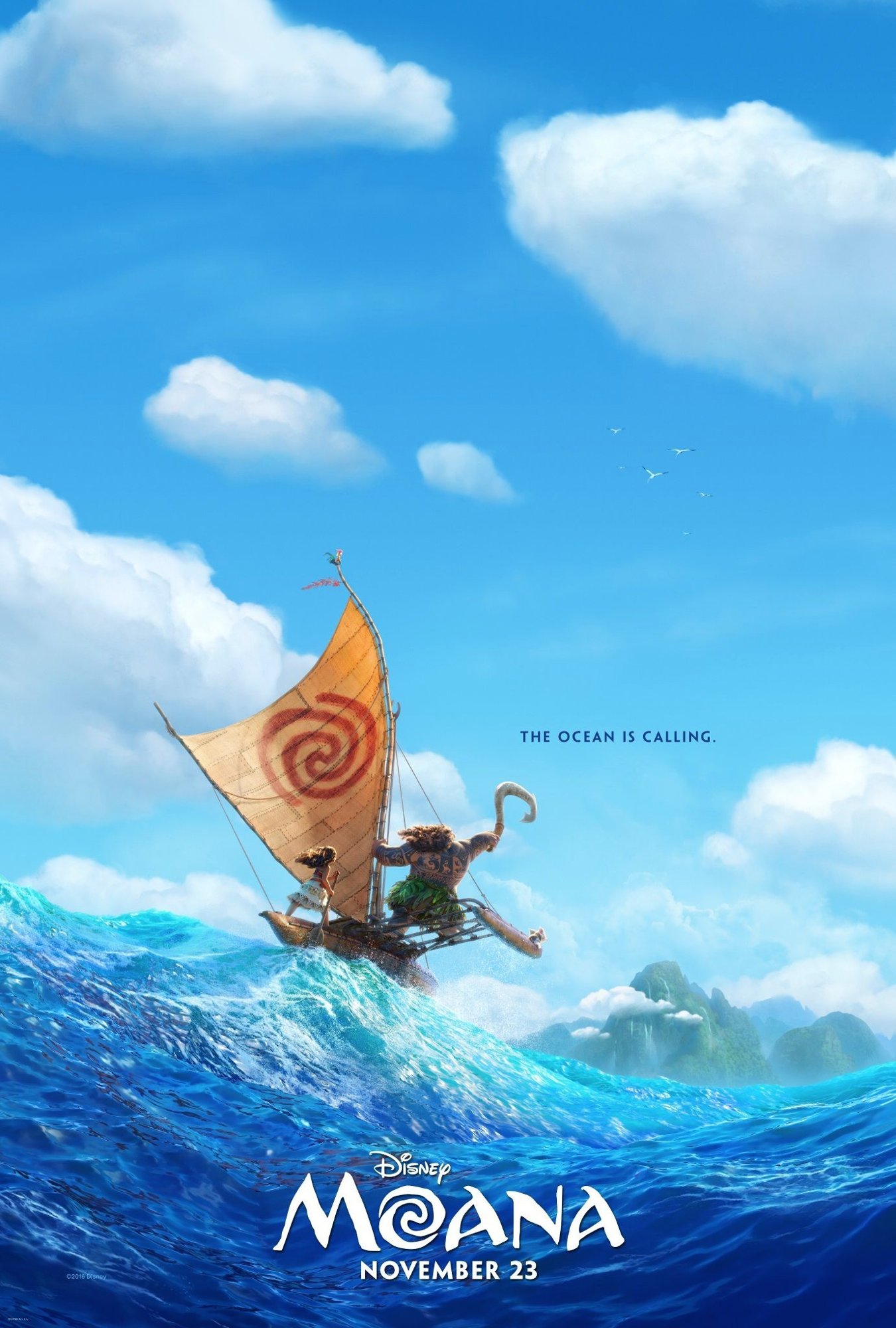 Poster of Walt Disney Pictures' Moana (2016)