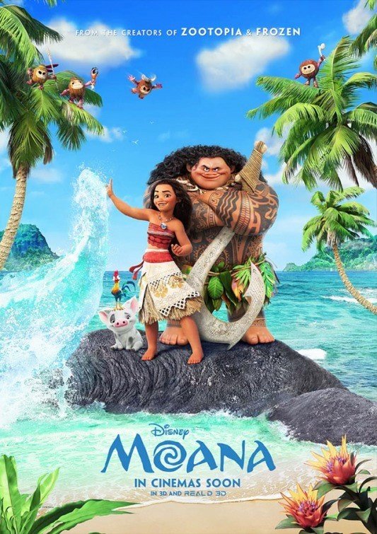 Poster of Walt Disney Pictures' Moana (2016)