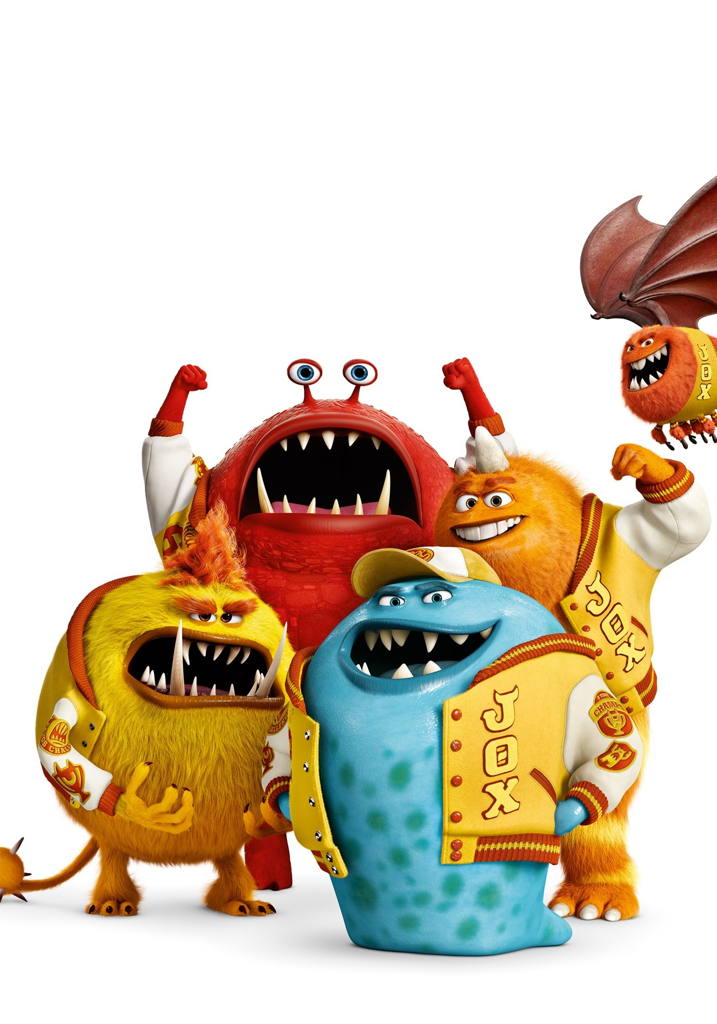 Roy O'Growlahan, Dirk Pratt, Omar Harris, George Sanderson, Baboso Gorleya from Walt Disney Pictures' Monsters University (2013)