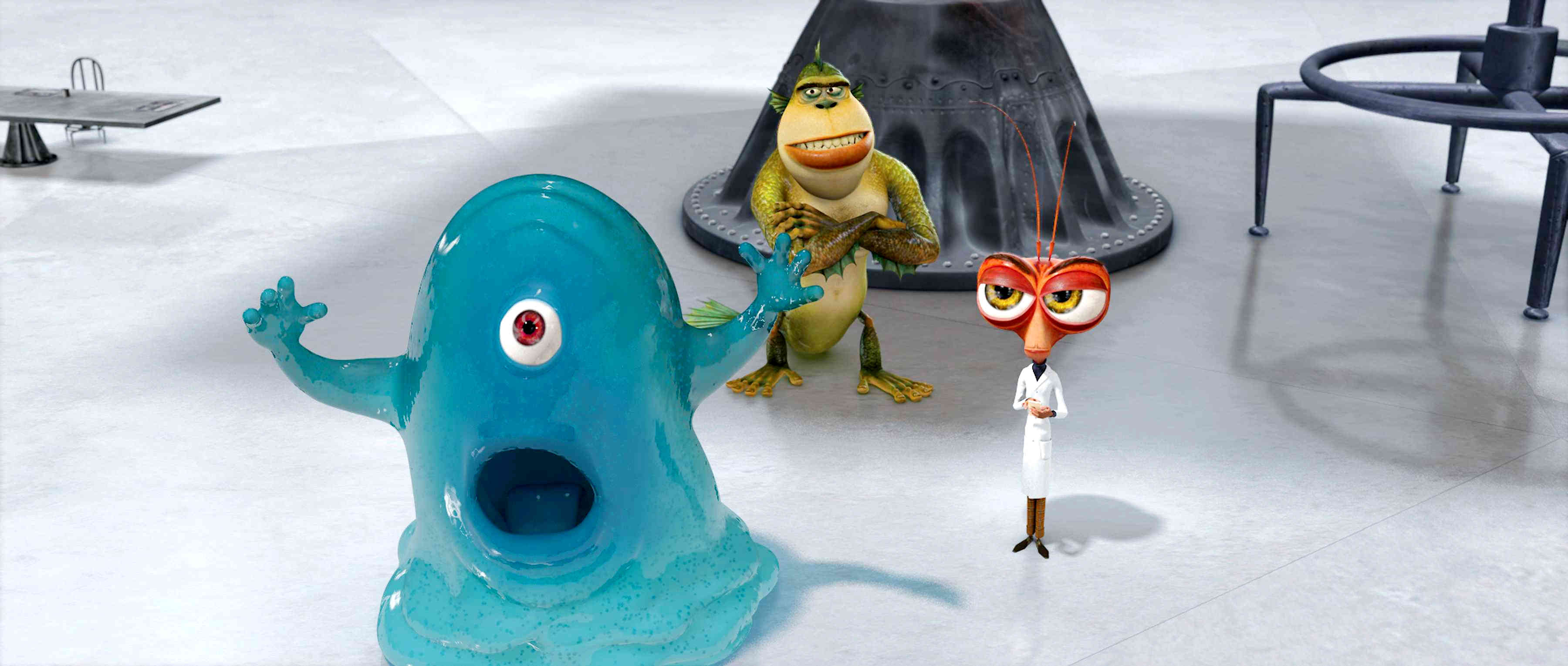 A scene from Paramount Pictures' Monsters vs. Aliens (2009) .