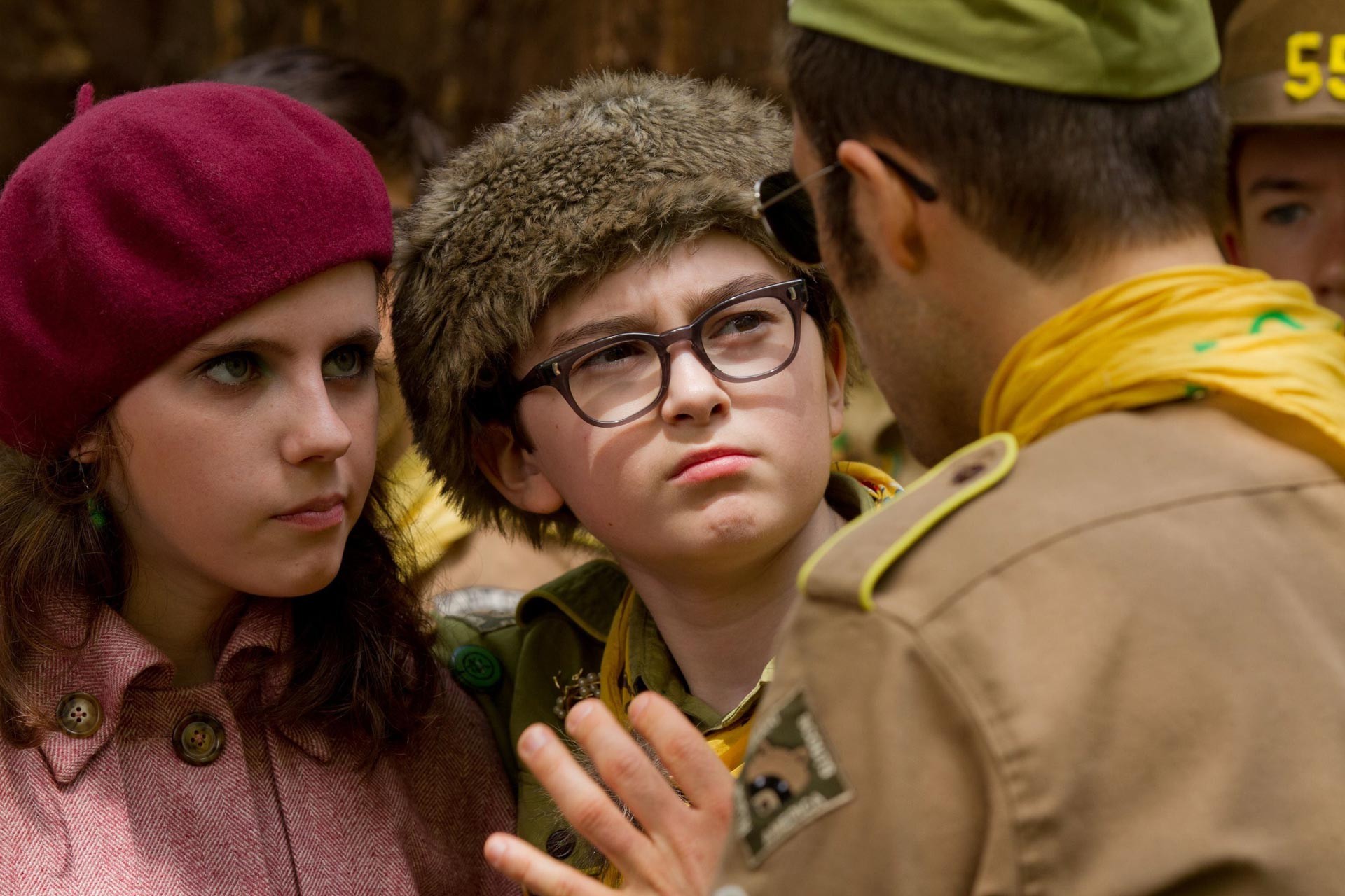 Kara Hayward stars as Suzy and Jared Gilman stars as Sam in Focus Features' Moonrise Kingdom (2012)