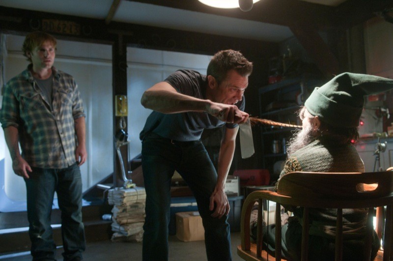 Seann William Scott and Johnny Knoxville in Relativity Media's Movie 43 (2013). Photo credit by Dale Robinette.