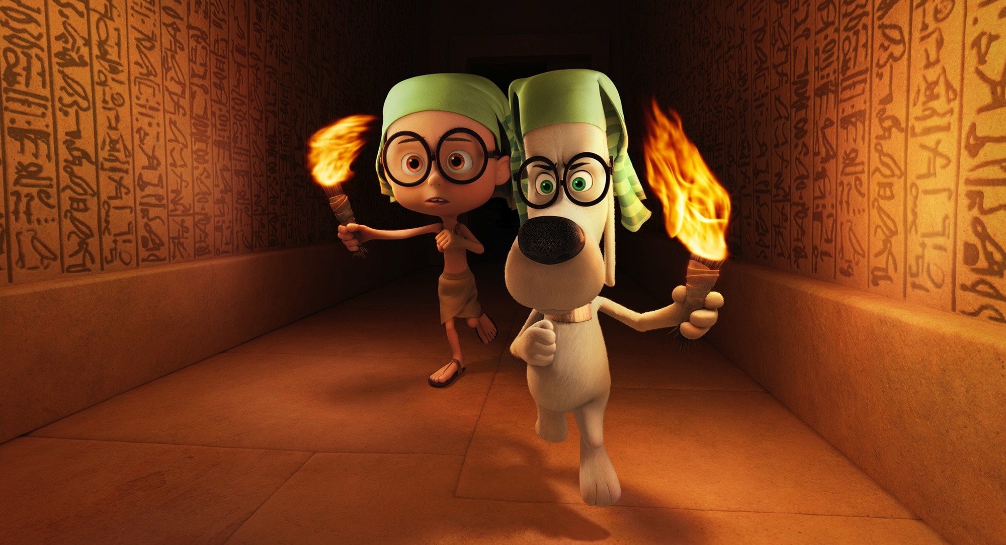 Sherman and Mr. Peabody from 20th Century Fox's Mr. Peabody & Sherman (2014)