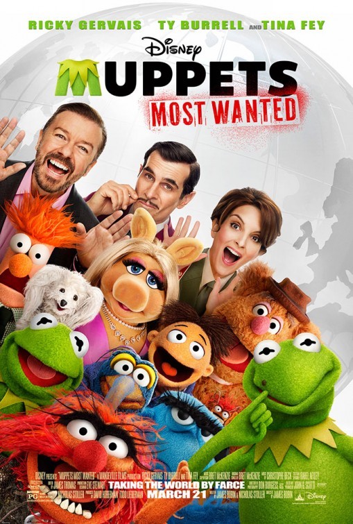 Poster of Walt Disney Pictures' Muppets Most Wanted (2014)