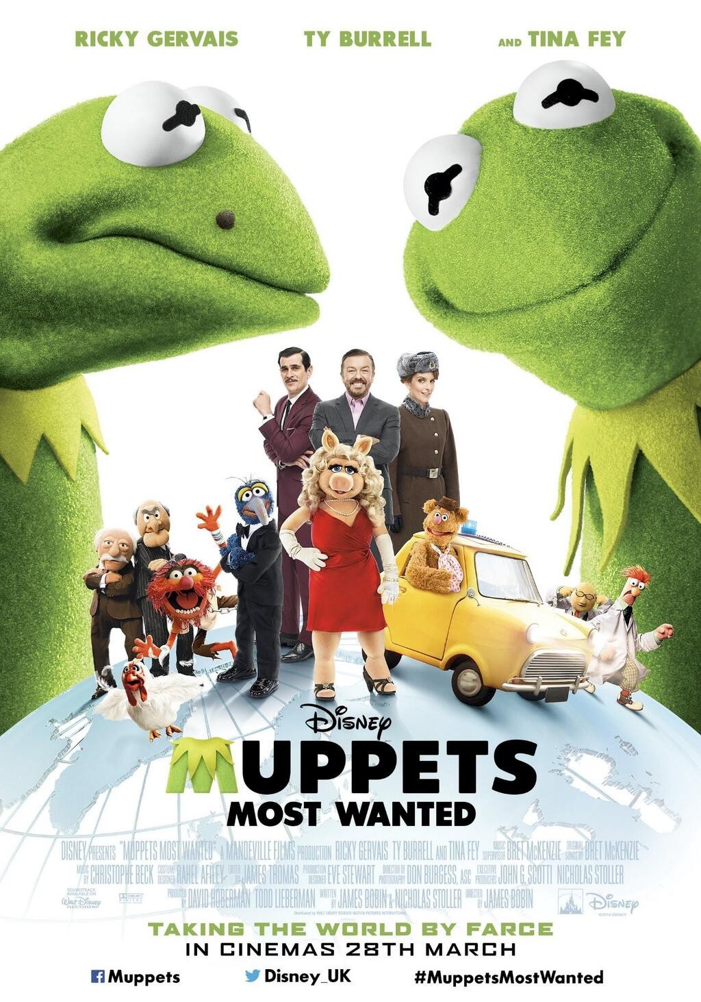 Poster of Walt Disney Pictures' Muppets Most Wanted (2014)