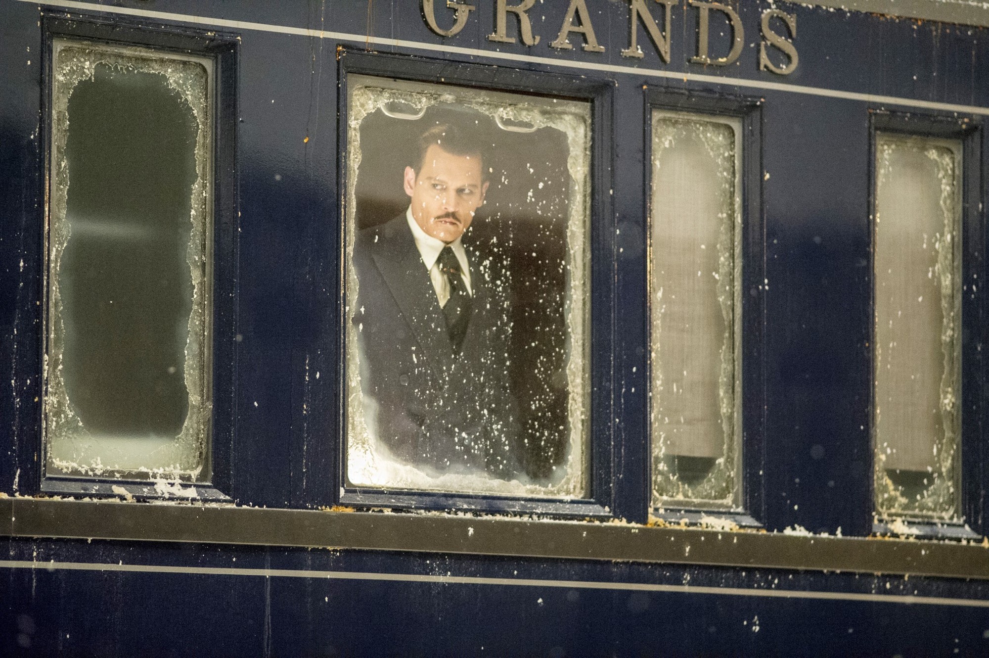 Johnny Depp stars as Ratchett in 20th Century Fox's Murder on the Orient Express (2017)