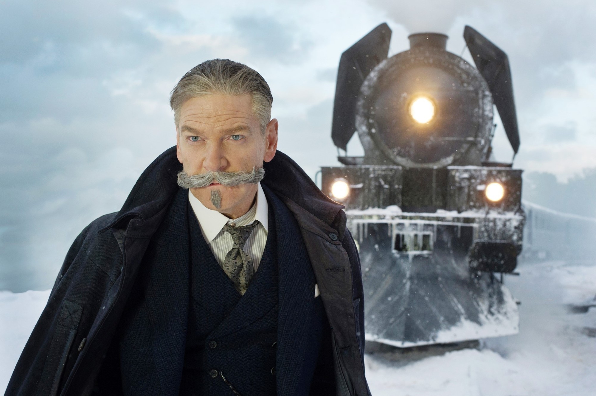 Kenneth Branagh stars as Hercule Poirot in 20th Century Fox's Murder on the Orient Express (2017)