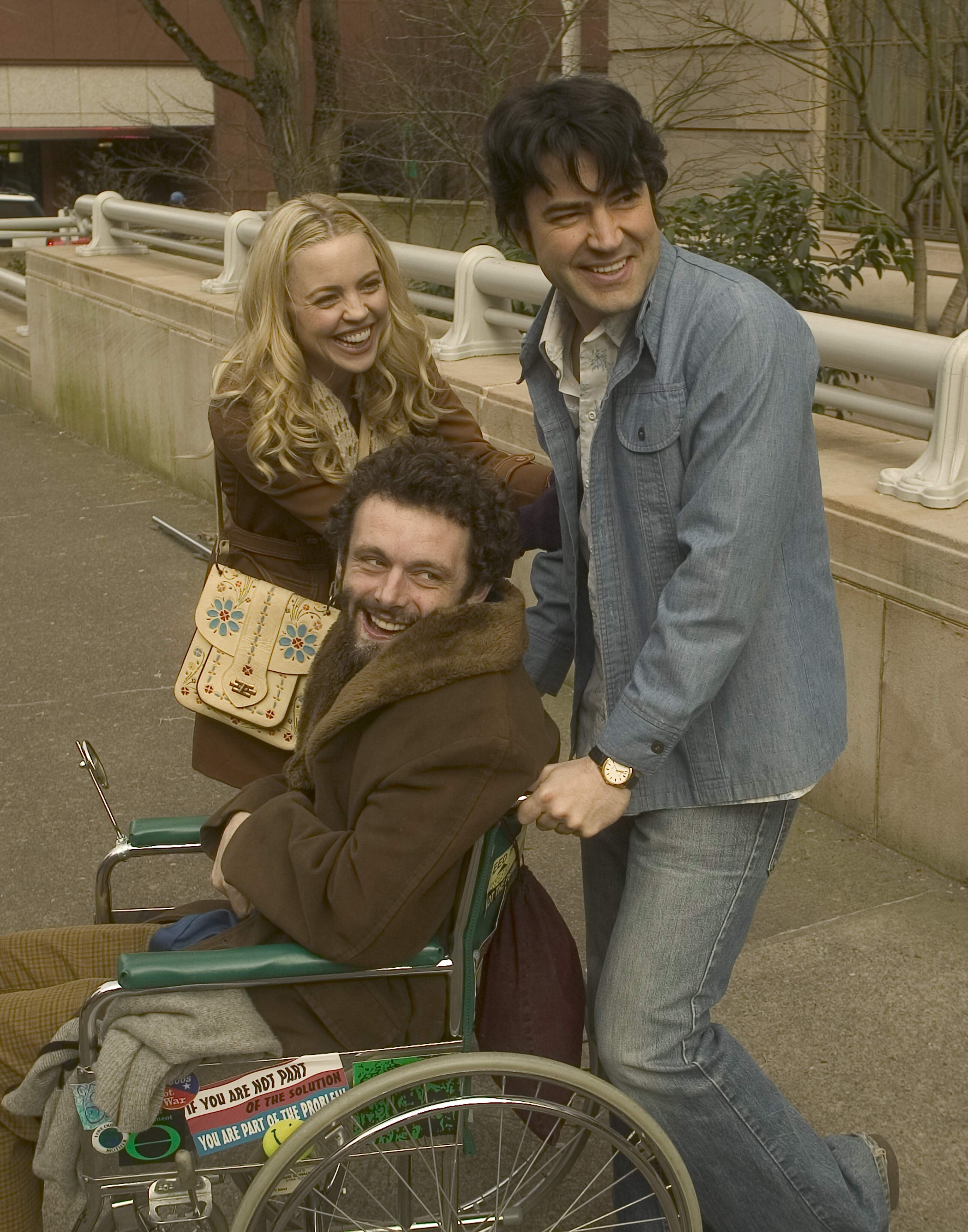 Ron Livingston as Richard Pimentel, Michael Sheen as Art Honeyman and Melissa George as Christine in MGM Films' Music Within (2007)
