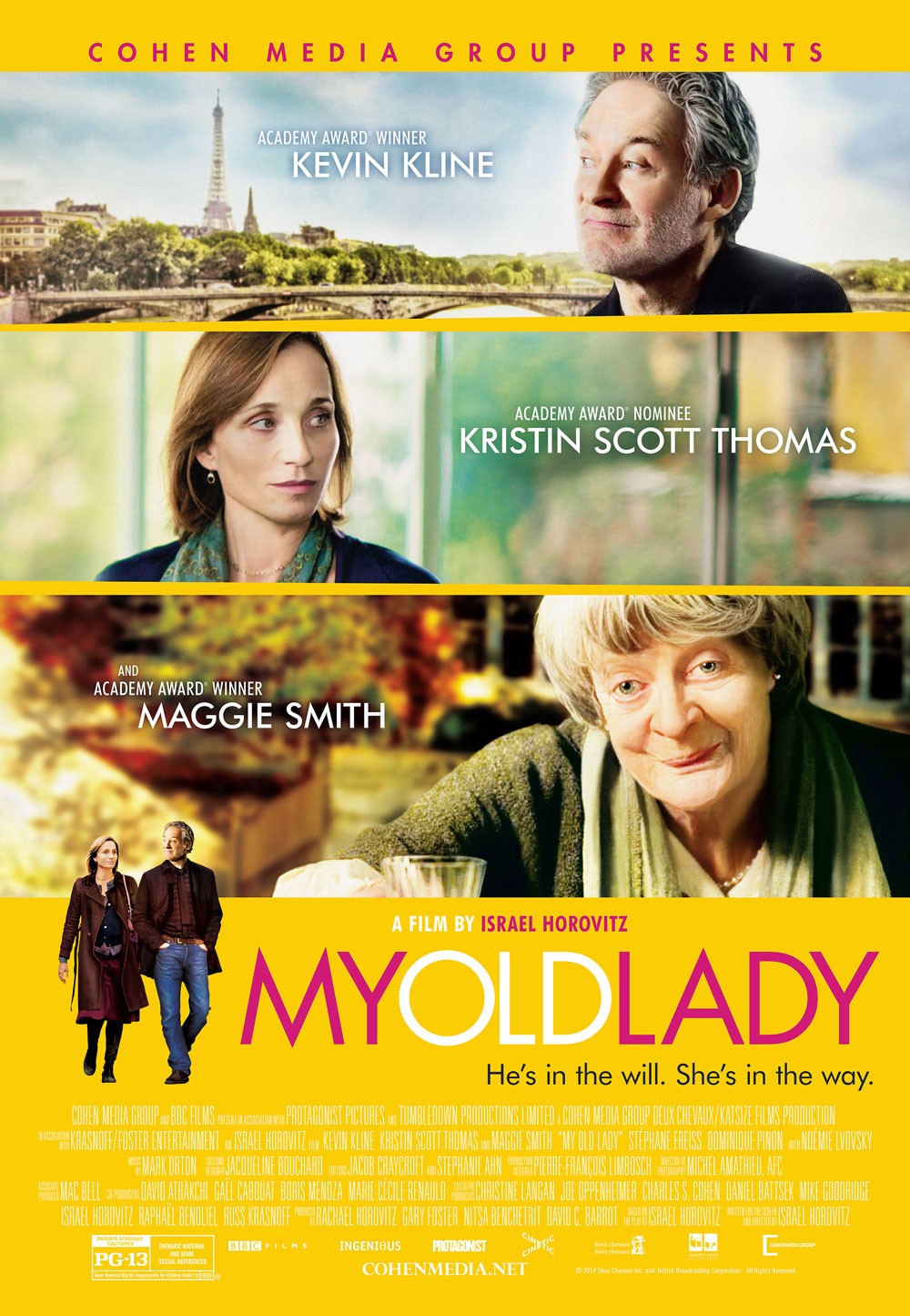 Poster of Cohen Media Group's My Old Lady (2014)