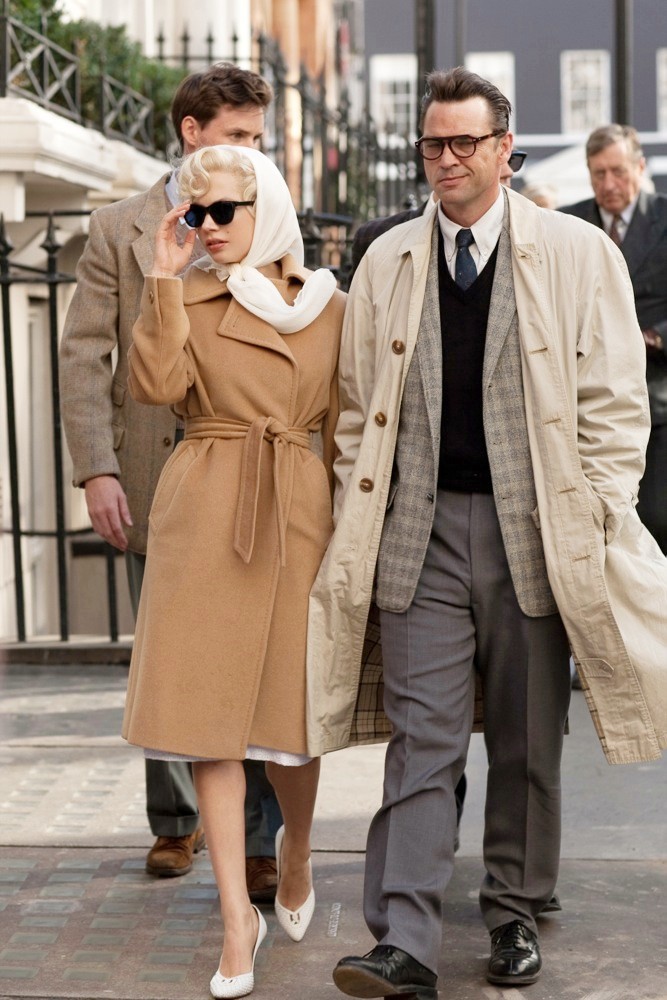 Michelle Williams stars as Marilyn Monroe and Dougray Scott stars as Arthur Miller in The Weinstein Company's My Week with Marilyn (2011)