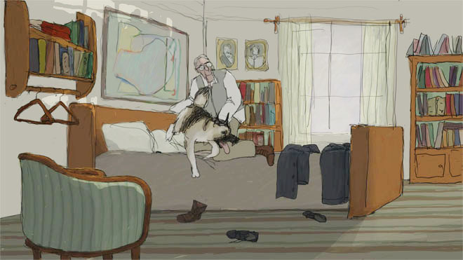 A scene from New Yorker Films' My Dog Tulip (2010)