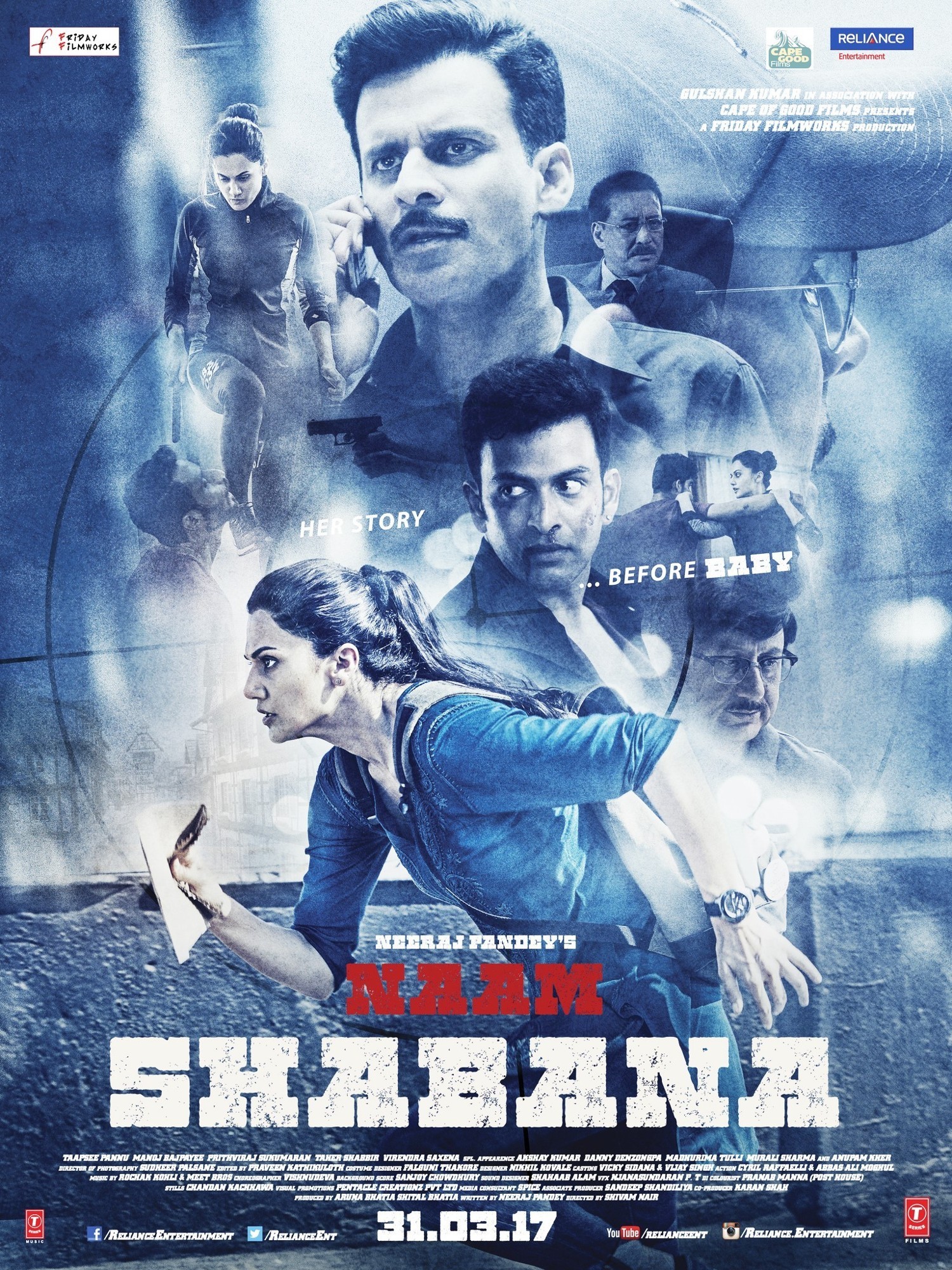 Poster of Reliance Entertainment's Naam Shabana (2017)