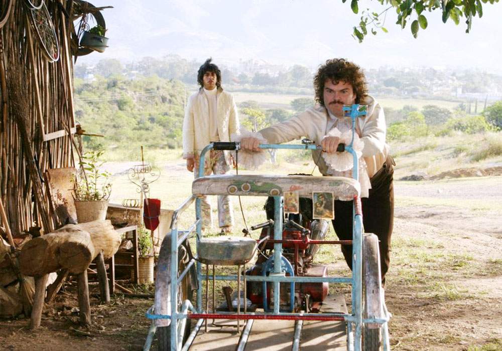 Jack Black and H�ctor Jim�nez in Paramount Pictures' Nacho Libre (2006)
