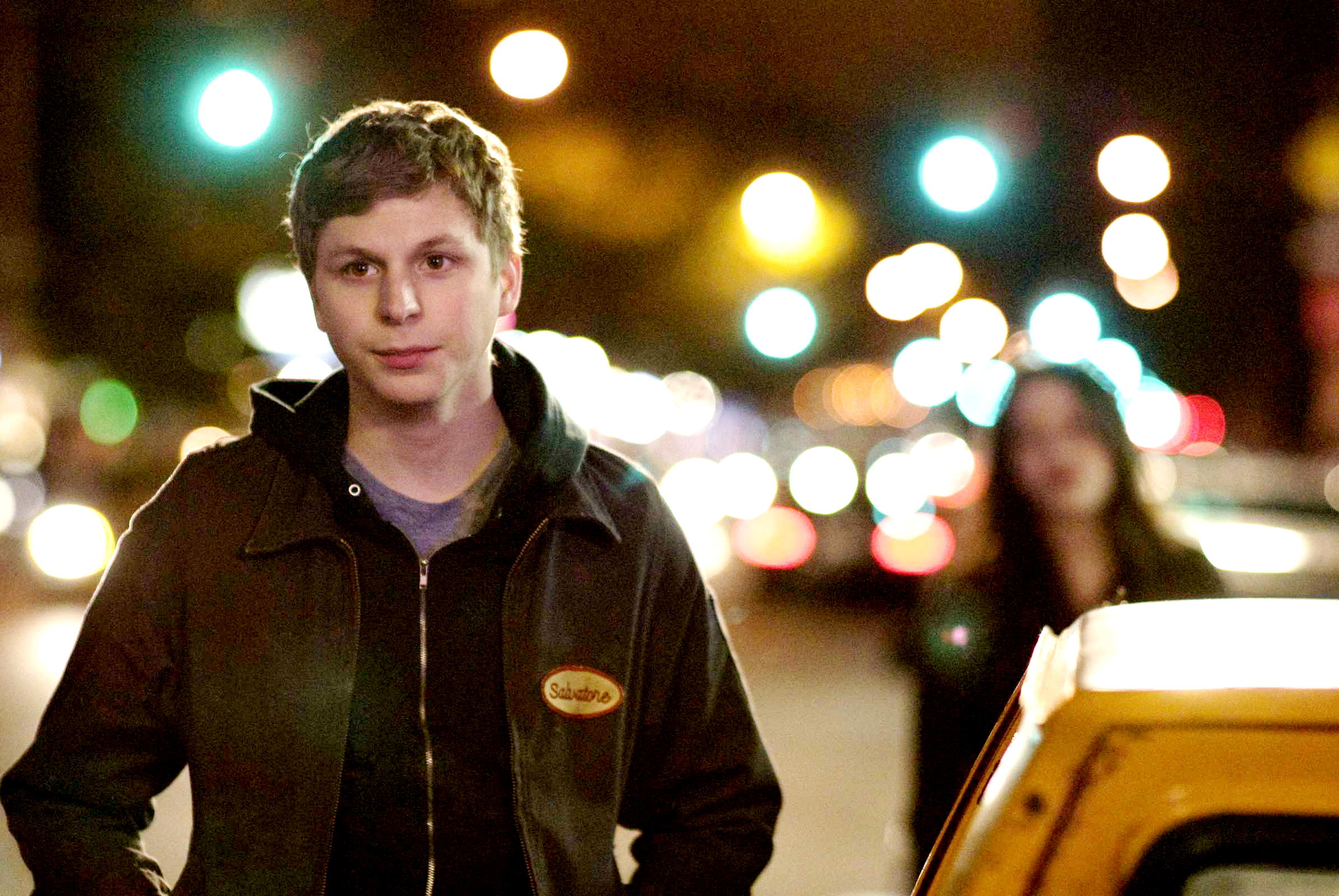 Michael Cera stars as Nick and Kat Dennings stars as Norah in Sony Pictures' Nick and Norah's Infinite Playlist (2008). Photo credit by JoJo Whilden.