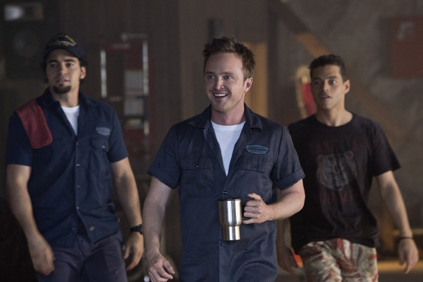 Aaron Paul stars as Tobey Marshall in Walt Disney Pictures' Need for Speed (2014). Photo credit by Melinda Sue Gordon.